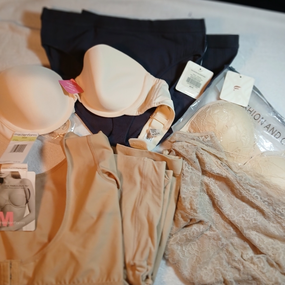 Bundle Box 10@$3 Ea Shapewear Bra Briefs Fabletics Maidenform +